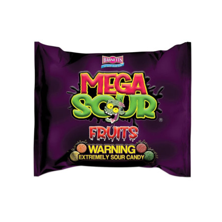Saldainiai BARNETTS MEGA SOUR (FRUITS), 104 g