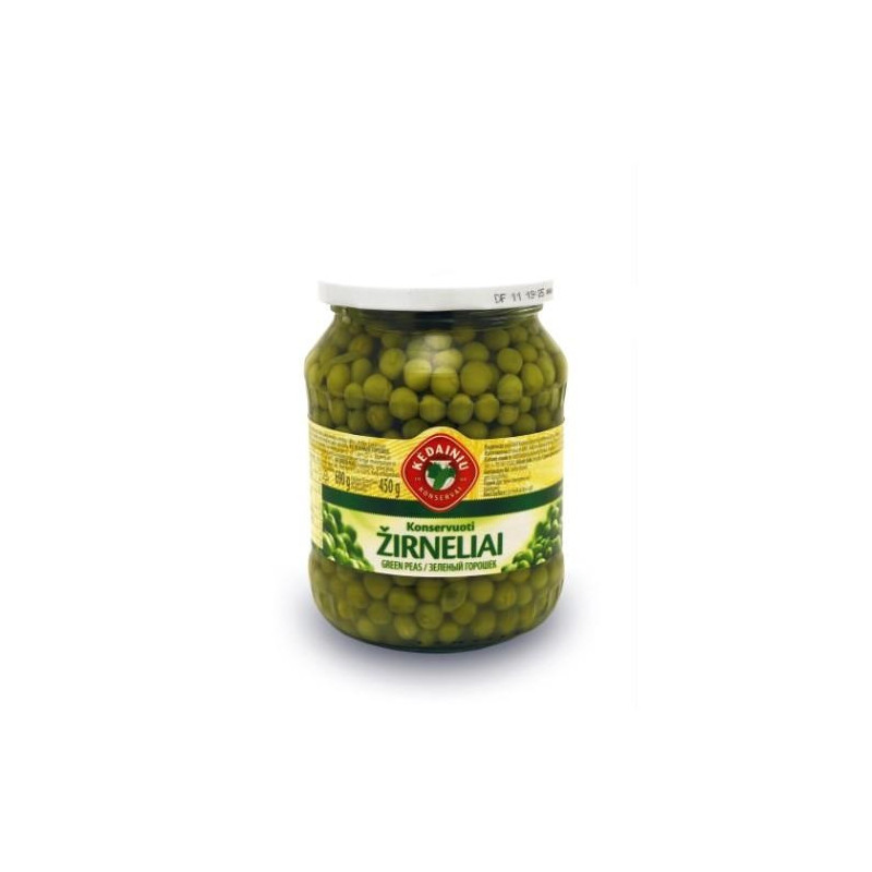 Konservuoti žalieji žirneliai, 690 g