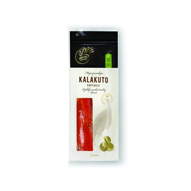 Mažai parūkyta kalakuto krūtinėlė , vakuum., a/r., 1 kg