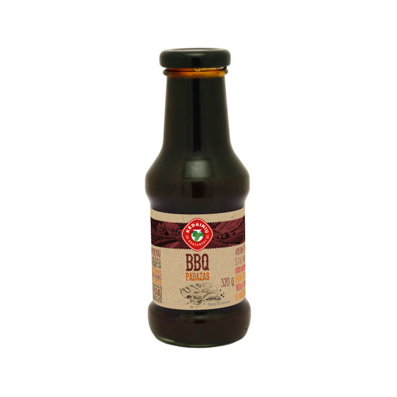 Kepsnių padažas KĖDAINIŲ KONSERVAI, BBQ, 320 ml