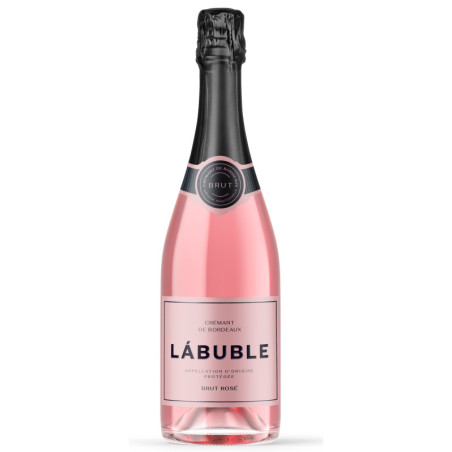 Putojantis vynas LABUBLE Cremant de Bordeaux AOP Brut Rose, 11.5%, 750 ml