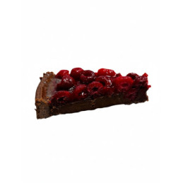 Šokoladinis tortas su avietėmis, 100 g