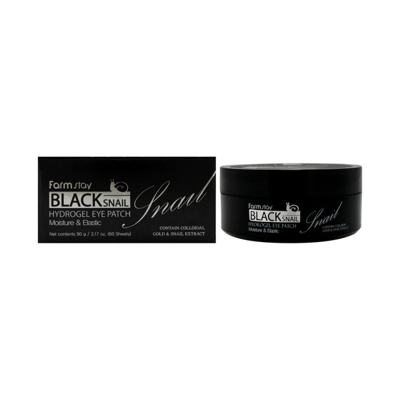 Paakių padukai FARMSTAY BLACK SNAIL HYDROGEL, 90 g