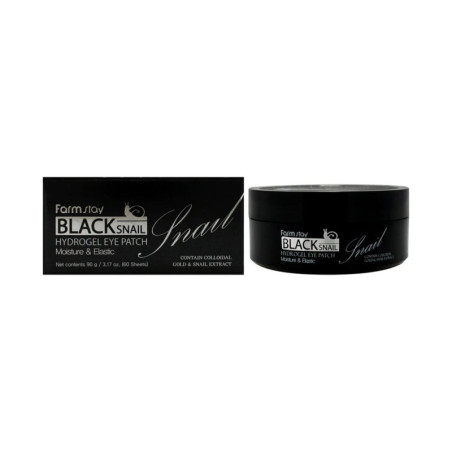 Paakių padukai FARMSTAY BLACK SNAIL HYDROGEL, 90 g
