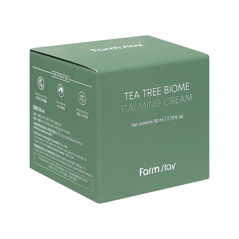 Veido kremas FARMSTAY TEA TREE BIOME CALMING, 80 ml