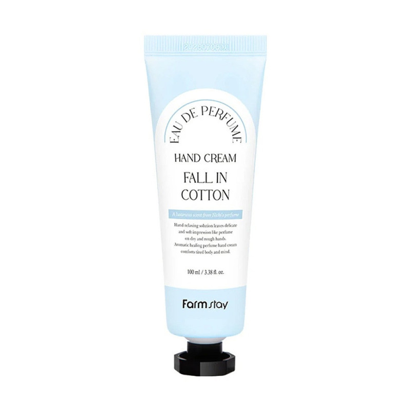 Rankų kremas FARMSTAY EAU DE PERFUME FALL IN COTTON, 100 ml