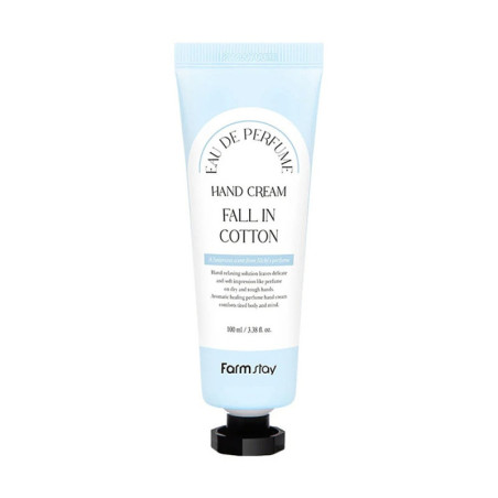 Rankų kremas FARMSTAY EAU DE PERFUME FALL IN COTTON, 100 ml