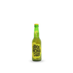 Gazuotas gaivusis gėrimas, LYNXMONADAS Yerba-Mate, su kanapių žiedais, 330 ml