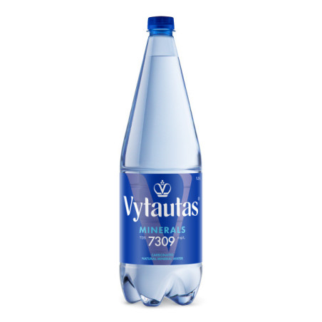 Natūralus mineralinis vanduo VYTAUTAS, gaz., 1,5 l