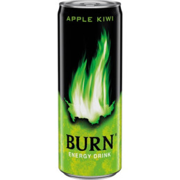 Energinis gėrimas BURN APPLE KIWI, 250 ml