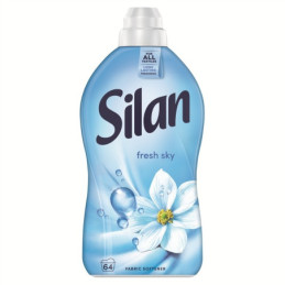 Skalbinių minkštiklis SILAN Fresh Sky, 64 skalb., 1,408 l