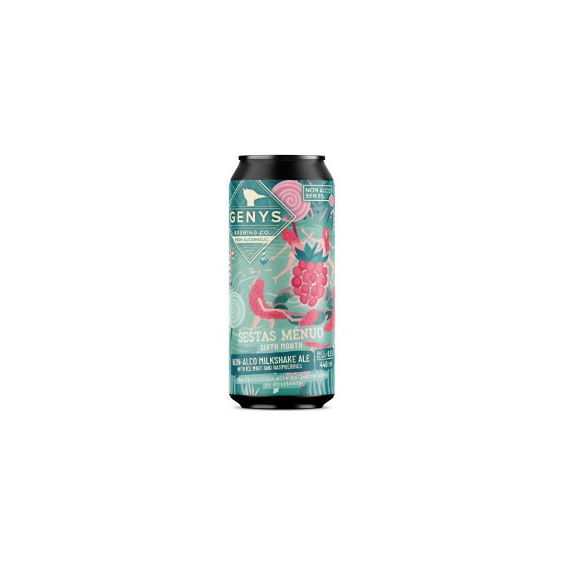 Nealkoholinis alus GENYS ŠEŠTAS MĖNUO, 440 ml