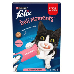 Skanėstai katėms FELIX DELI MOMENTS, lašiš. sk., 4 x 10 g