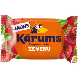 Gl.varškės sūrelis KARUMS, braškių sk., 23,2 % rieb., 45 g