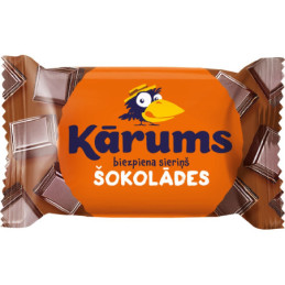 Varškės sūrelis KARUMS su šokolado gabaliukais, 45 g