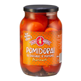 Marinuoti pomidorai MAMOS KONSERVAI su svog. ir mork., 1 kg
