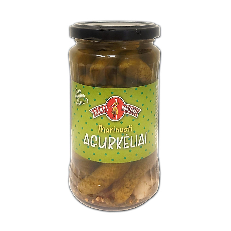 Agurkėliai marinuoti MAMOS KONSERVAI, 340 g