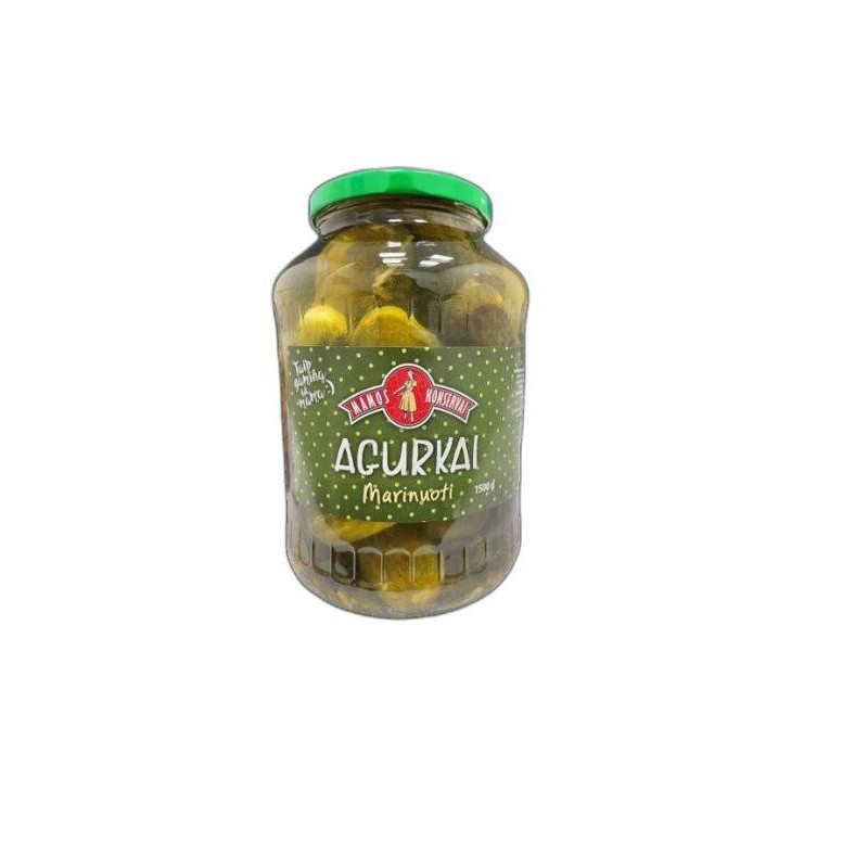 Marinuoti agurkai MAMOS KONSERVAI, 1500 g