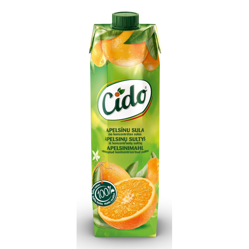 Apelsinų sultys CIDO, 1 l