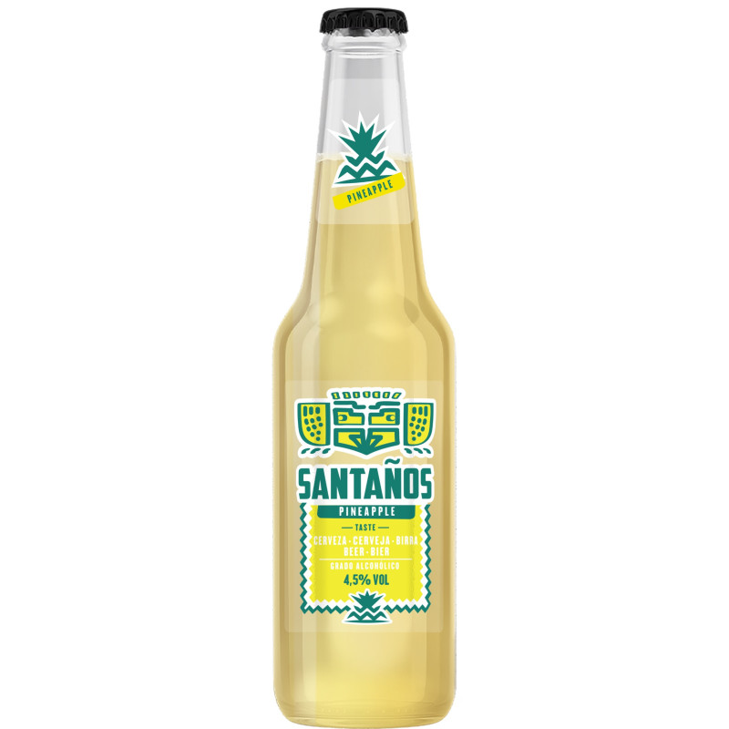 Alus SANTANOS pineapple taste 4% 0,33 but