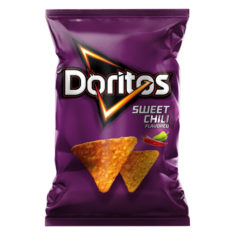 Kukurūzų traškučiai DORITOS saldžiųjų čili pipirų sk., 90 g