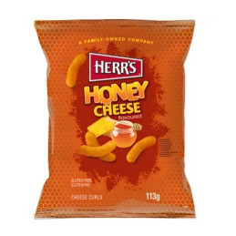 Kukurūzų traškučiai HERRS (HONEY CHEESE), 113 g