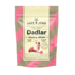 Džiov.datulės DAVE AND JON S (STRAWBERRY MILKSHAKE),125 g