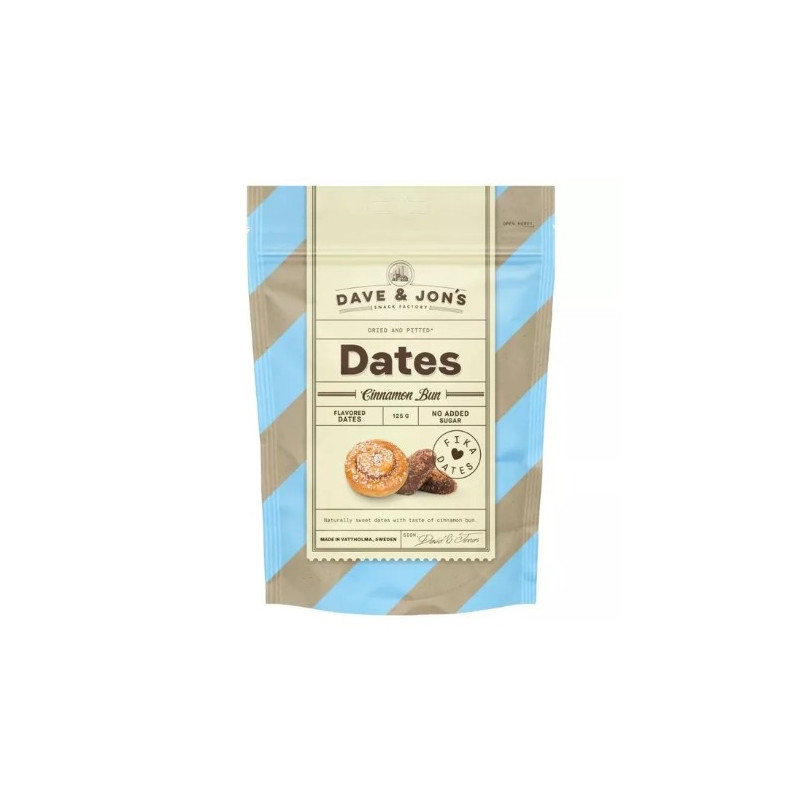 Džiovintos datulės DAVE AND JON S (CINNAMON BUN),125 g