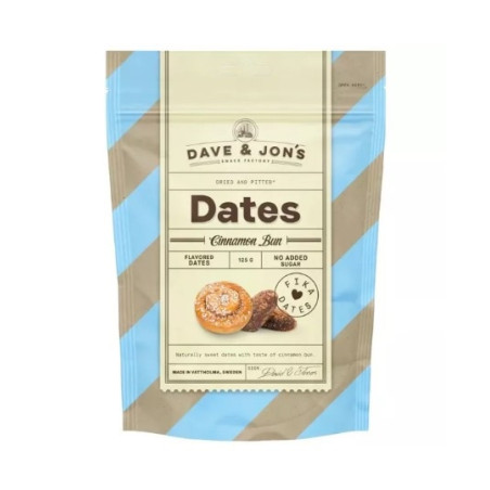 Džiovintos datulės DAVE AND JON S (CINNAMON BUN),125 g