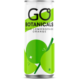 Gaz.gaiv.gėrimas GO Botanicals Kriaušių, apelsinų ir citrinžolių sk. 0,33 l