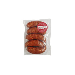 Mažai rūkytos KURŠIŲ KAIMO dešrelės, duj., a.r., (~0,5kg), kg