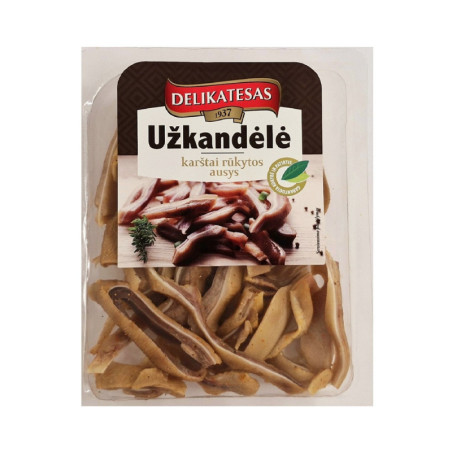 Virtos rūkytos kiaulienos ausys, a.r., 180 g