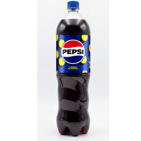 Gazuotas gėrimas PEPSI LEMON, 1,5 l