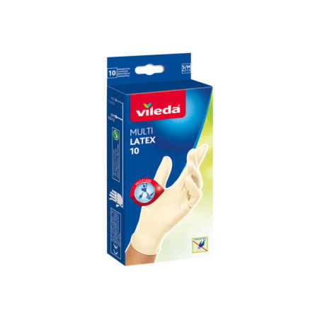 Buitinės pirštinės VILEDA Multi Latex,S/M, 10 vnt