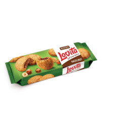 Minkšti sausainiai LOVITA su lazd. riešutų kremo įd., 127 g
