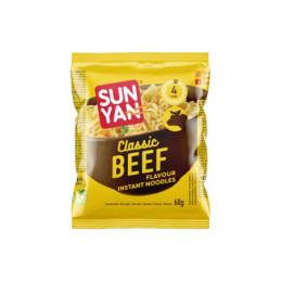 Gr. paruoš. makaronai SUN YAN su jautienos sk. sult., 60 g