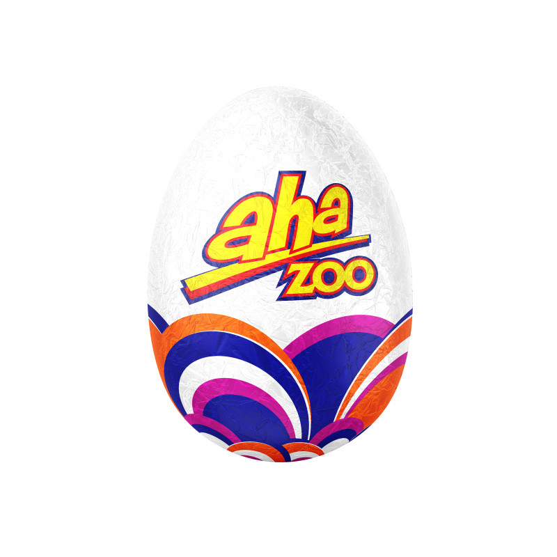 Šok. kiaušinis AHA ZOO, 20 g