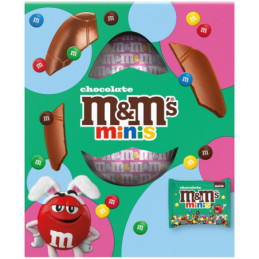 Pieniškas šokoladas M&Ms Egg trašk.spalv. glajuje, 97 g