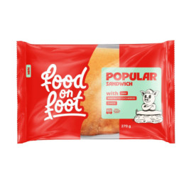 Sumuštinis POPULAR su kumpiu, sūriu ir marin.agurkais, 270 g