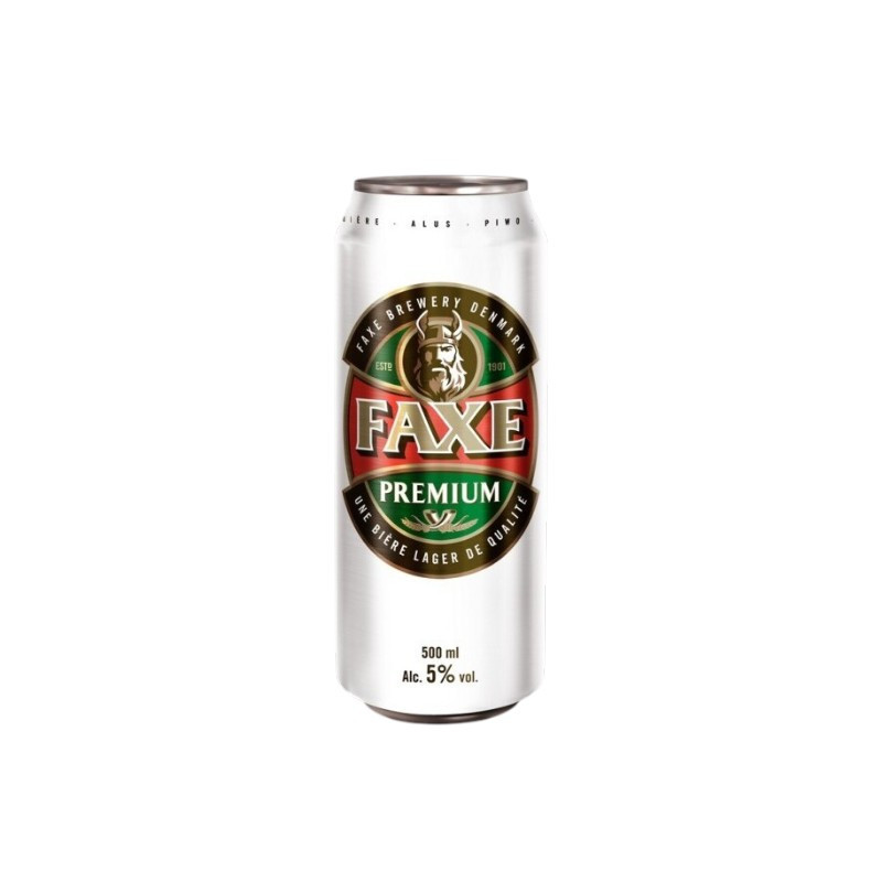 Alus FAXE PREMIUM, 5%, skard., 500 ml