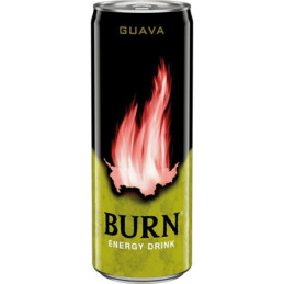 Energinis gėrimas BURN, GUAVA, gazuotas, 250 ml