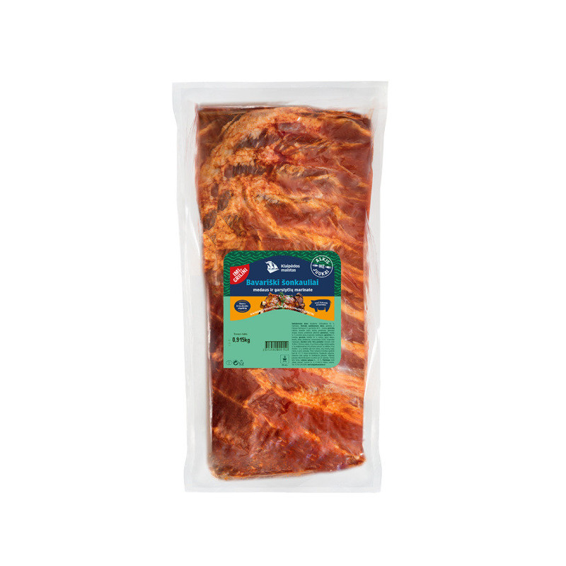 Kiaul. šonkauliai BAVARIŠKI,medaus garst. mar., ~900 g, kg