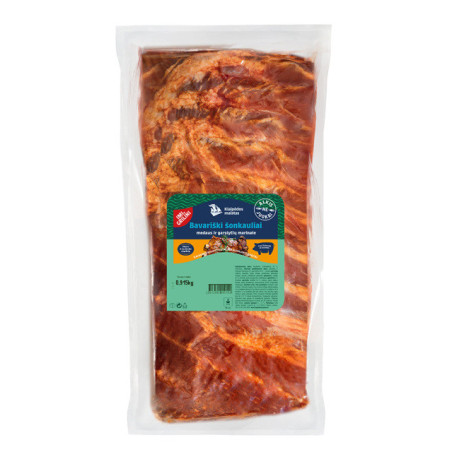 Kiaul. šonkauliai BAVARIŠKI,medaus garst. mar., ~900 g, kg