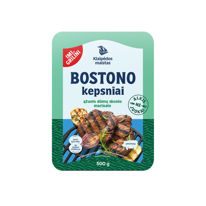 Bostono kepsniai KLAIPĖDOS MAISTAS,ąžuolo sk. mar., 500 g