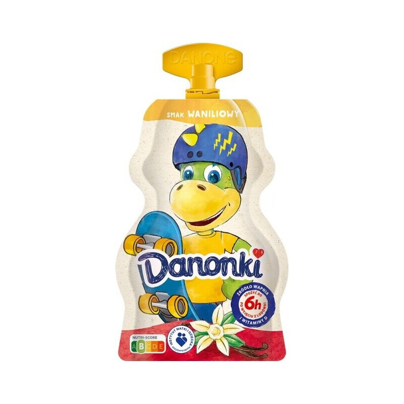 Jogurtas DANONKI, vanilės skonio, 70 g