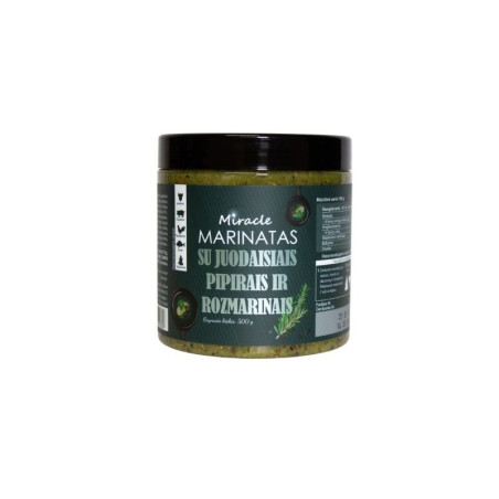Marinatas MIRACLE su juodaisiais pipirais ir rozmarinais, 500 g