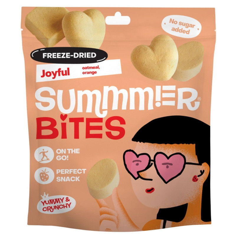 Šaltyje džiovintas užkandis LINKSMI SUMMMER BITE, 13 g