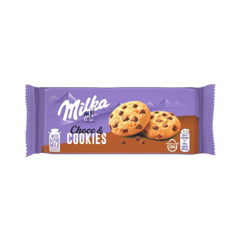 Sausainiai MILKA Choco cookies, 135 g