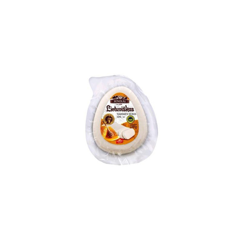 Varškės sūris LIETUVIŠKAS 22%, 250 g