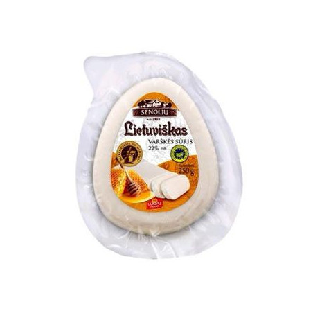 Varškės sūris LIETUVIŠKAS 22%, 250 g